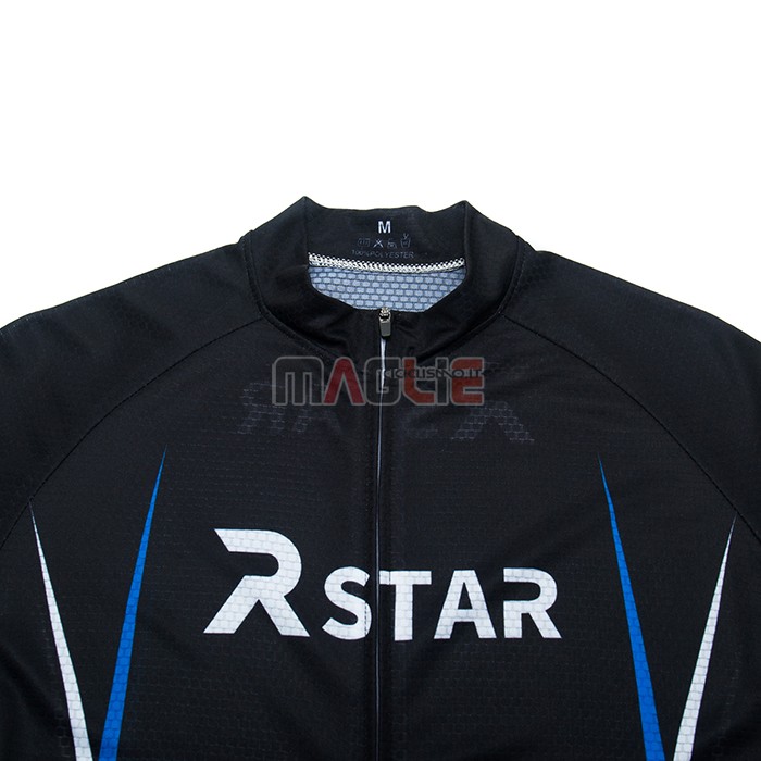 Maglia R Star Manica Corta 2021 Nero Blu - Clicca l'immagine per chiudere